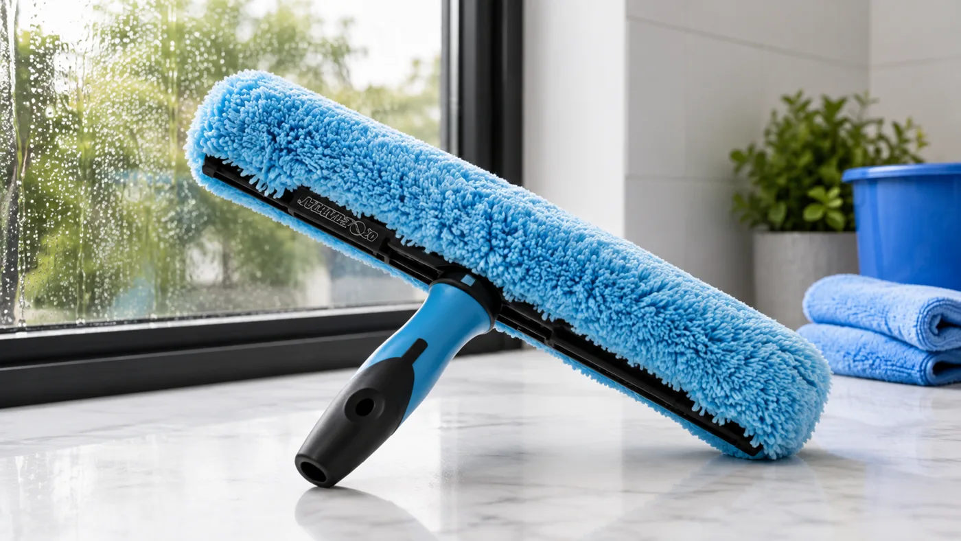 Strip washer or scrubber for applying solution