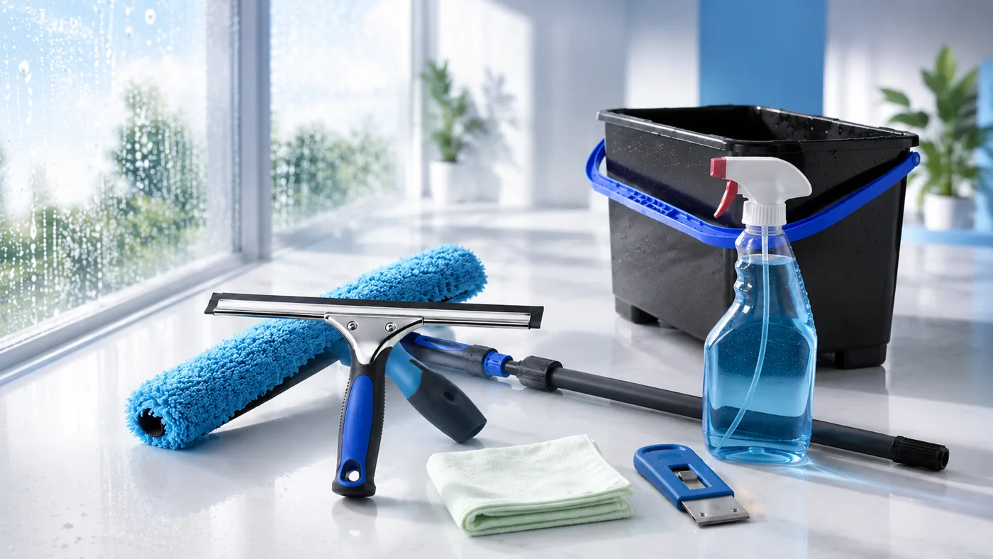 Essential window cleaning tools overview